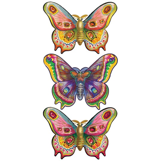 1 Sheet of Stickers Extra Large Butterflies